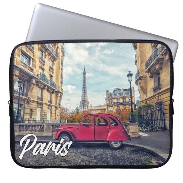 Funda Para Portátil Una Tarde En París, Francia (Frente)