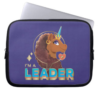 Funda Para Portátil Único diseño de unicornio "Soy líder"