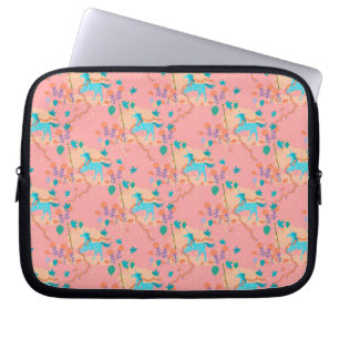 Funda Para Portátil Unicorn azul