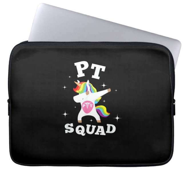 Funda Para Portátil Unicorn Pediatric Rainbow PT Squad Shirt Physical  (Frente)