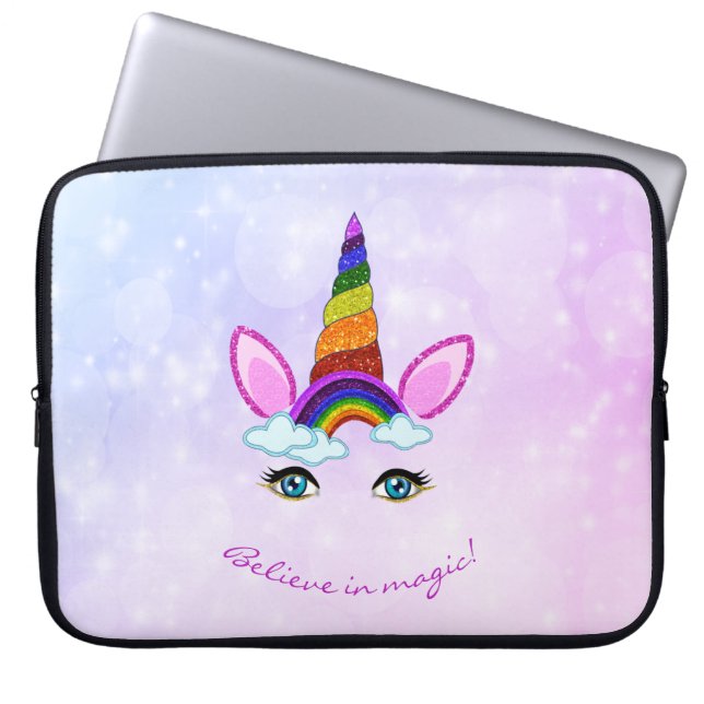 Funda Para Portátil unicornio (Frente)