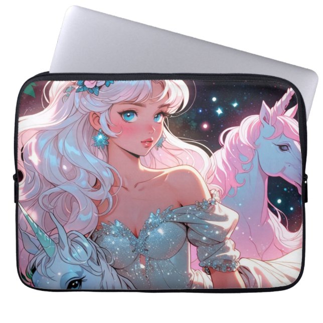 Funda Para Portátil Unicornio Anime  (Frente)