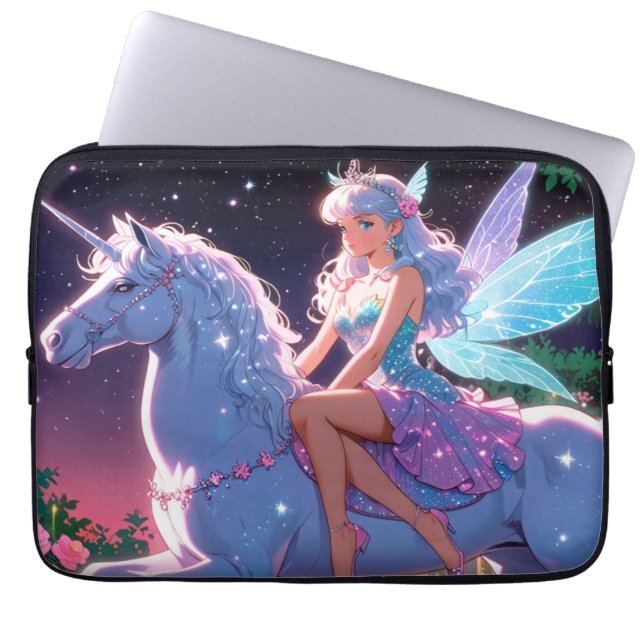Funda Para Portátil Unicornio Anime  (Frente)
