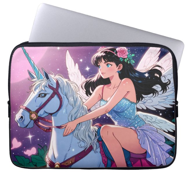 Funda Para Portátil Unicornio Anime  (Frente)