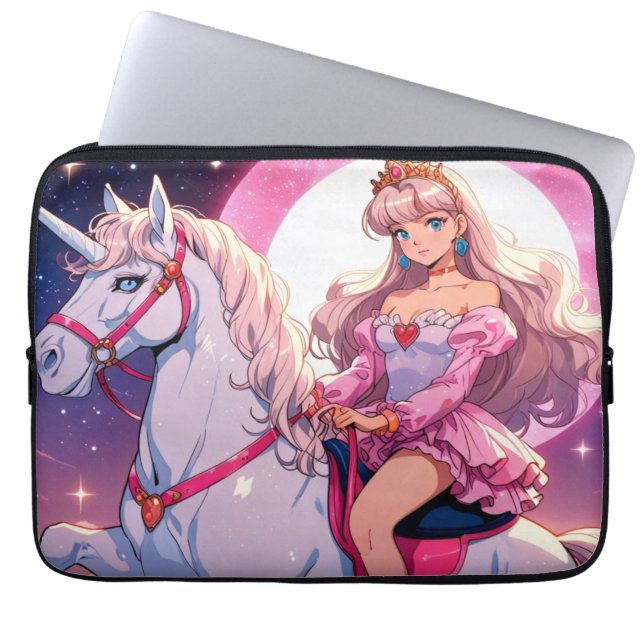 Funda Para Portátil Unicornio Anime  (Frente)