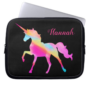 Funda Para Portátil Unicornio colorido personalizado