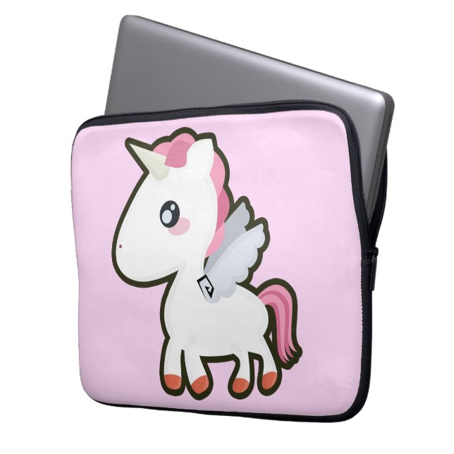 Funda Para Portátil Unicornio de Kawaii (Anverso izquierdo)