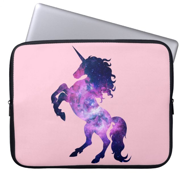 Funda Para Portátil Unicornio del espacio (Frente)