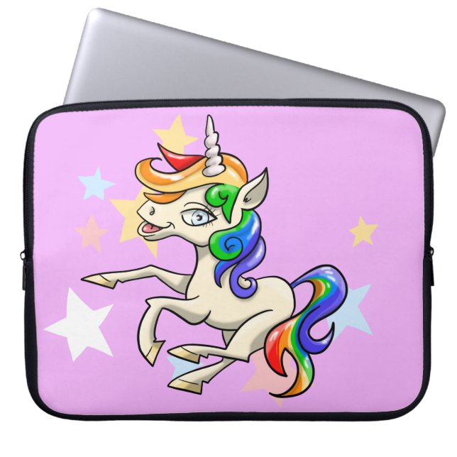 Funda Para Portátil Unicornio mágico (Frente)