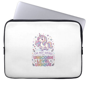 Funda Para Portátil Unicornio No soy raro, soy unicornio nivel único A