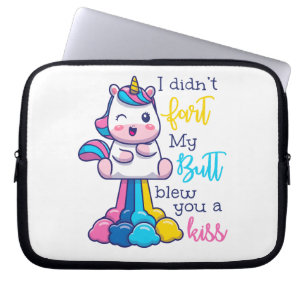 Funda Para Portátil Unicornio, no te di un beso
