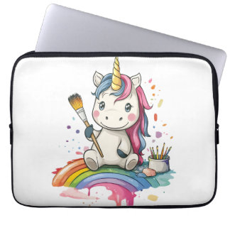 Funda Para Portátil Unicornio Pintor Mágico (1)