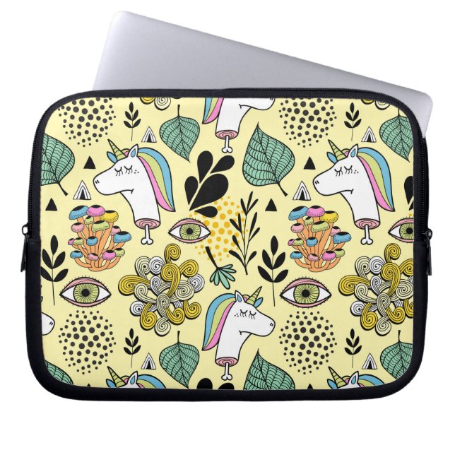 Funda Para Portátil Unicornio pobre (Frente)