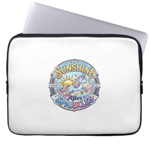 Funda Para Portátil Unicornio Resplandor Después de Destellos POD List