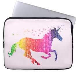 Funda Para Portátil Unicornio Rosa Arcoíris