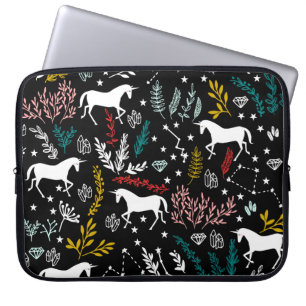 Funda Para Portátil Unicornios y constelaciones mágicos de la estrell