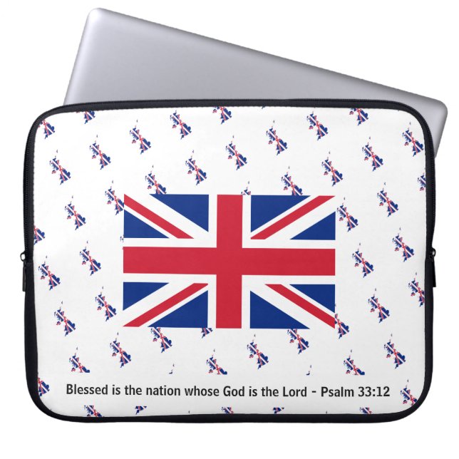 Funda Para Portátil UNION JACK GREAT BRITAIN UK Christine Laptop (Frente)