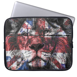 Funda Para Portátil Union Jack Lion