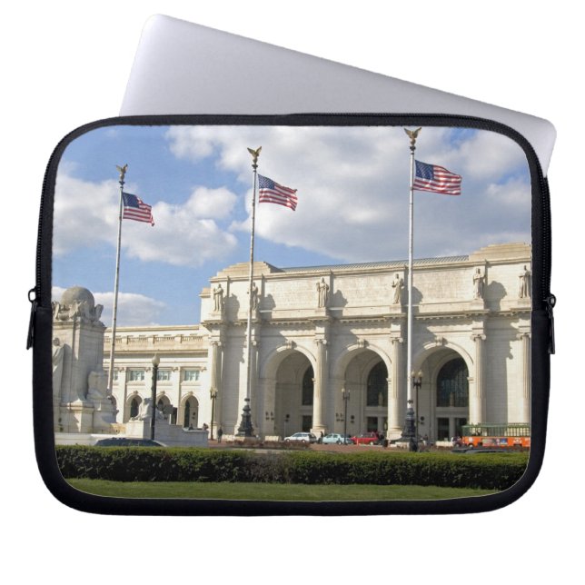 Funda Para Portátil Union Station en Washington, D.C. (Frente)