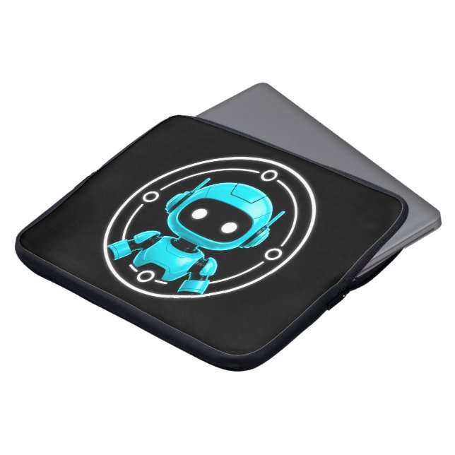 Funda Para Portátil Universo de Criaturas de IA (Superior anverso)