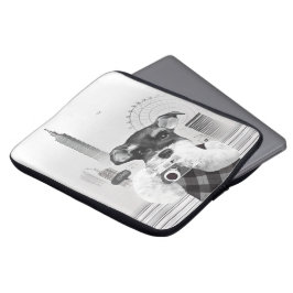 Funda Para Portátil Urban Photographer: Schnauzer in Taipei City