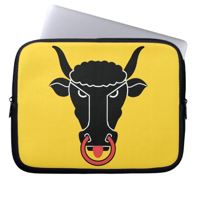 Funda Para Portátil Uri Canton Flag Laptop Sleeve (Frente)