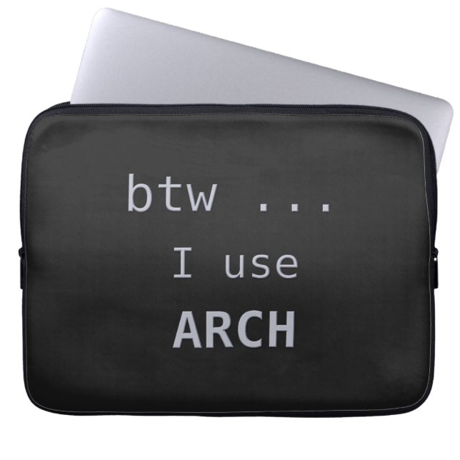Funda Para Portátil Uso Arch Linux (Frente)
