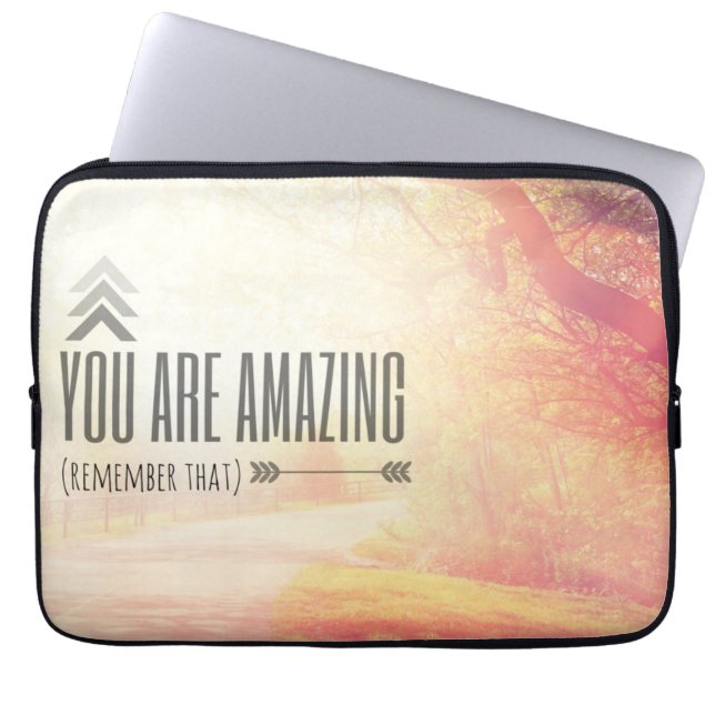 Funda Para Portátil Usted es asombroso (Frente)