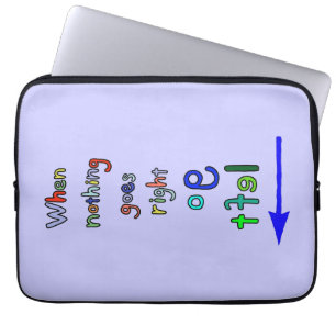 Funda Para Portátil Va la manga inspiradora divertida del ordenador