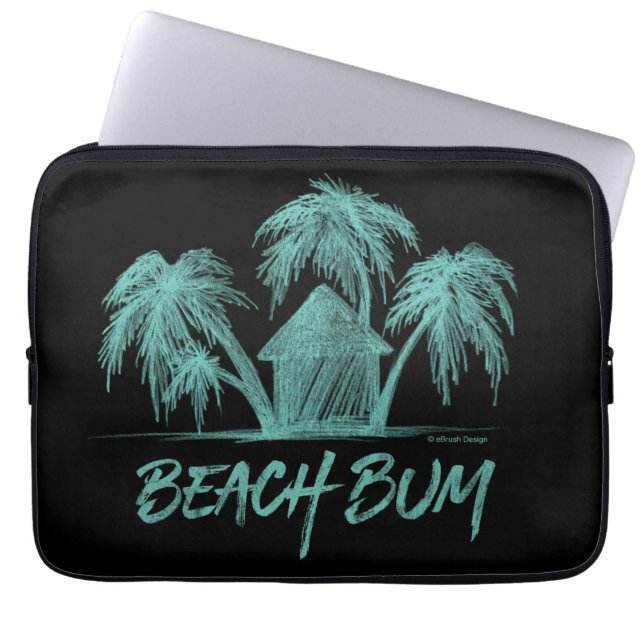 Funda Para Portátil Vago de la playa (Frente)