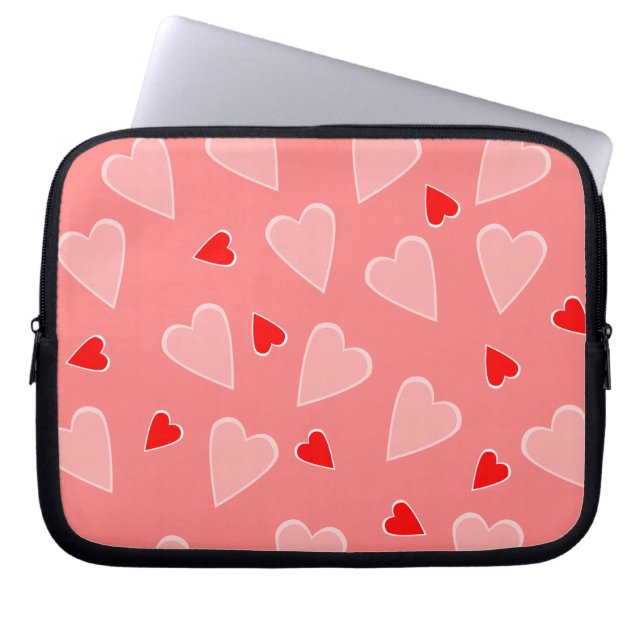 Funda Para Portátil Valentine Hearts Bag (Frente)
