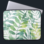Funda Para Portátil Vals Frond<br><div class="desc">Frond Waltz I de Grace Popp. La vegetación tropical tiene un estilo acuático.</div>