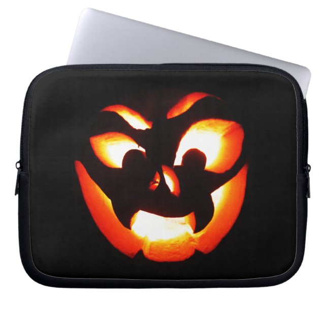 Funda Para Portátil Vampire Jack-O-Lantern (Frente)