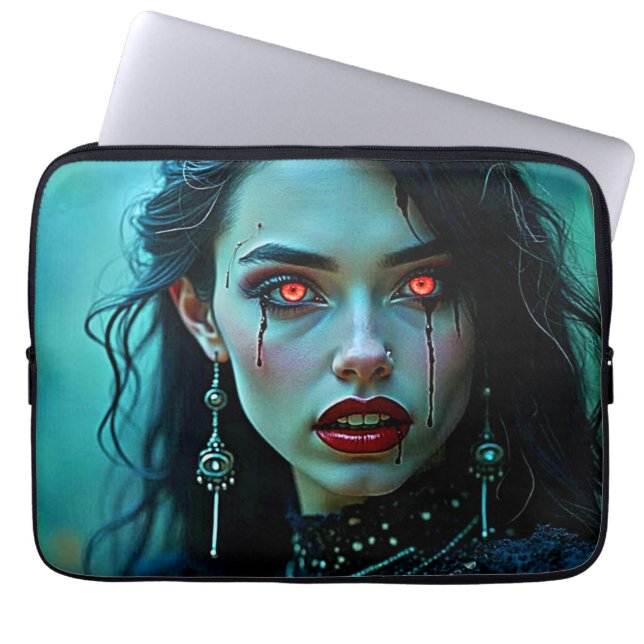 Funda Para Portátil Vampire Queen: Dark Allure Art (Frente)