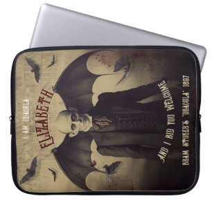 Funda Para Portátil Vampiro gótico de dracula personalizado