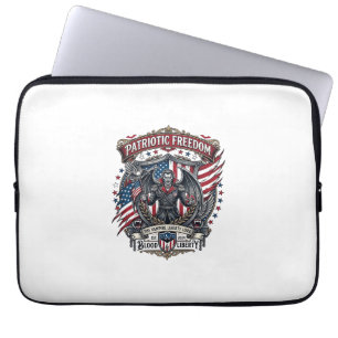 Funda Para Portátil Vampiro Patriótico Señor de la Libertad Horror Mon