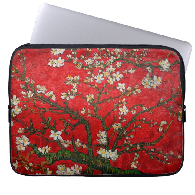 Funda Para Portátil Van Gogh Almond Blossoms Red (Frente)