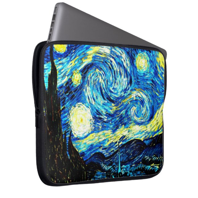 Funda Para Portátil Van Gogh - Noche Starry (Anverso derecho)