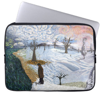 Funda Para Portátil Van Gogh: Paisaje del invierno