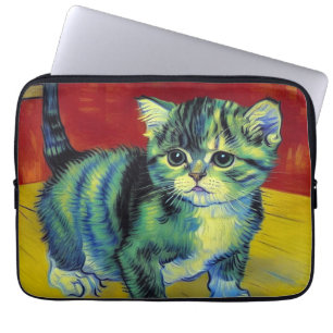 Funda Para Portátil Van Gogh Tabby Cat
