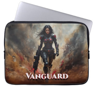 Funda Para Portátil Vanguard – Guerrera futurista femenina