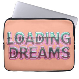 Funda Para Portátil Vaporwave Aesthetics with Glitch Effect and Neon