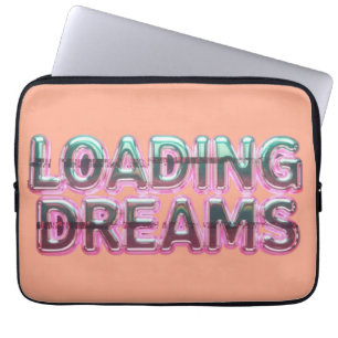 Funda Para Portátil Vaporwave Aesthetics with Glitch Effect and Neon 