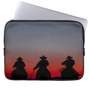 Funda Para Portátil vaquero al atardecer