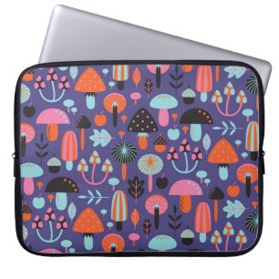 Funda Para Portátil Variedad champiñón: Ilustracion de época
