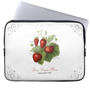 Funda Para Portátil Variedades de fresa de época cúrcuma Añadir su nom