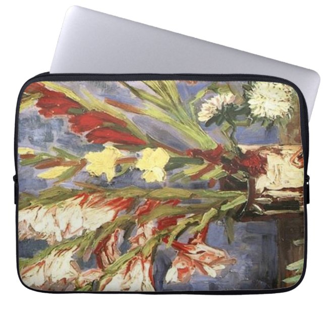 Funda Para Portátil Vase con Gladioli 1886, Vincent van Gogh (Frente)