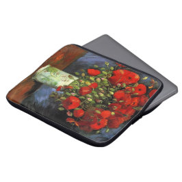 Funda Para Portátil Vase con los pimientos rojos de Vincent van Gogh.