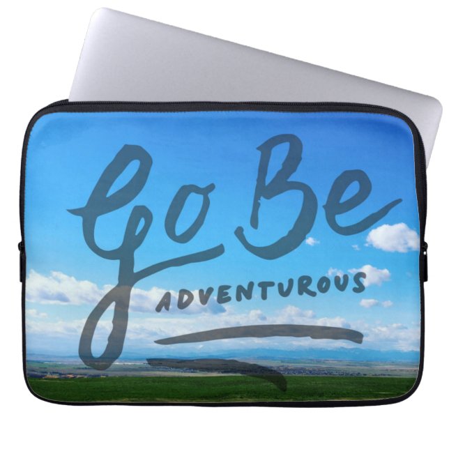 Funda Para Portátil Vaya sea aventurero (Frente)