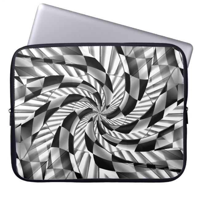 Funda Para Portátil Vela plateada... (Frente)